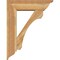Ekena Millwork Legacy Traditional Rough Sawn Bracket w/ Offset Brace, Western Red Cedar, 8"W x 28"D x 36"H BKT0806X28X36LEC01RWR - alternate 3